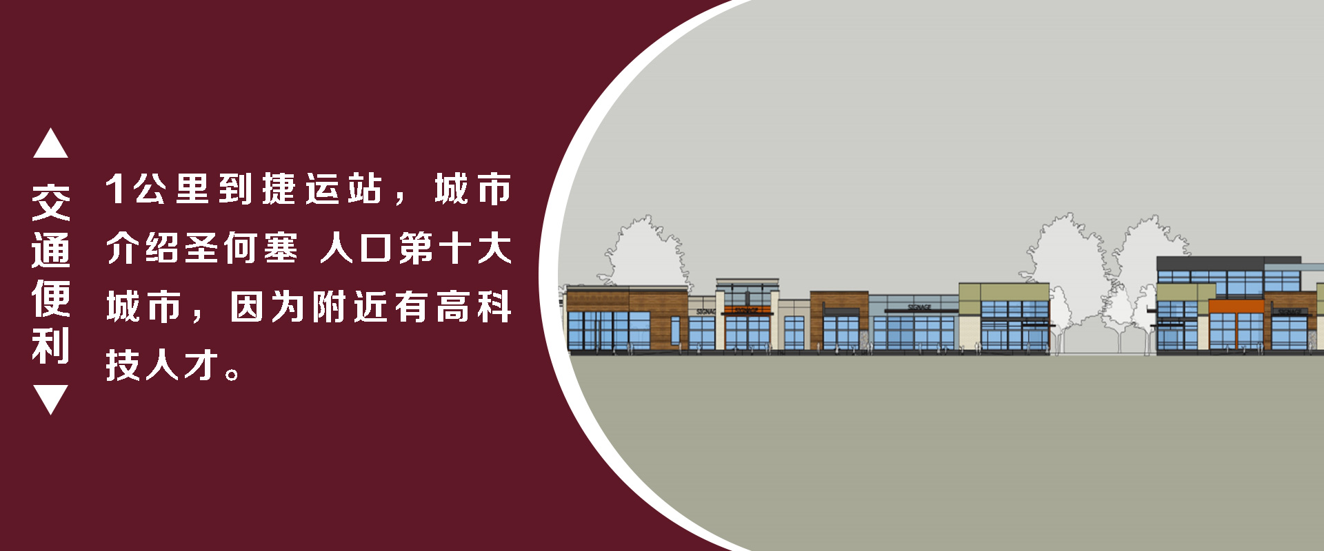 圣荷西，贝里埃萨商城开发建案，交通便利