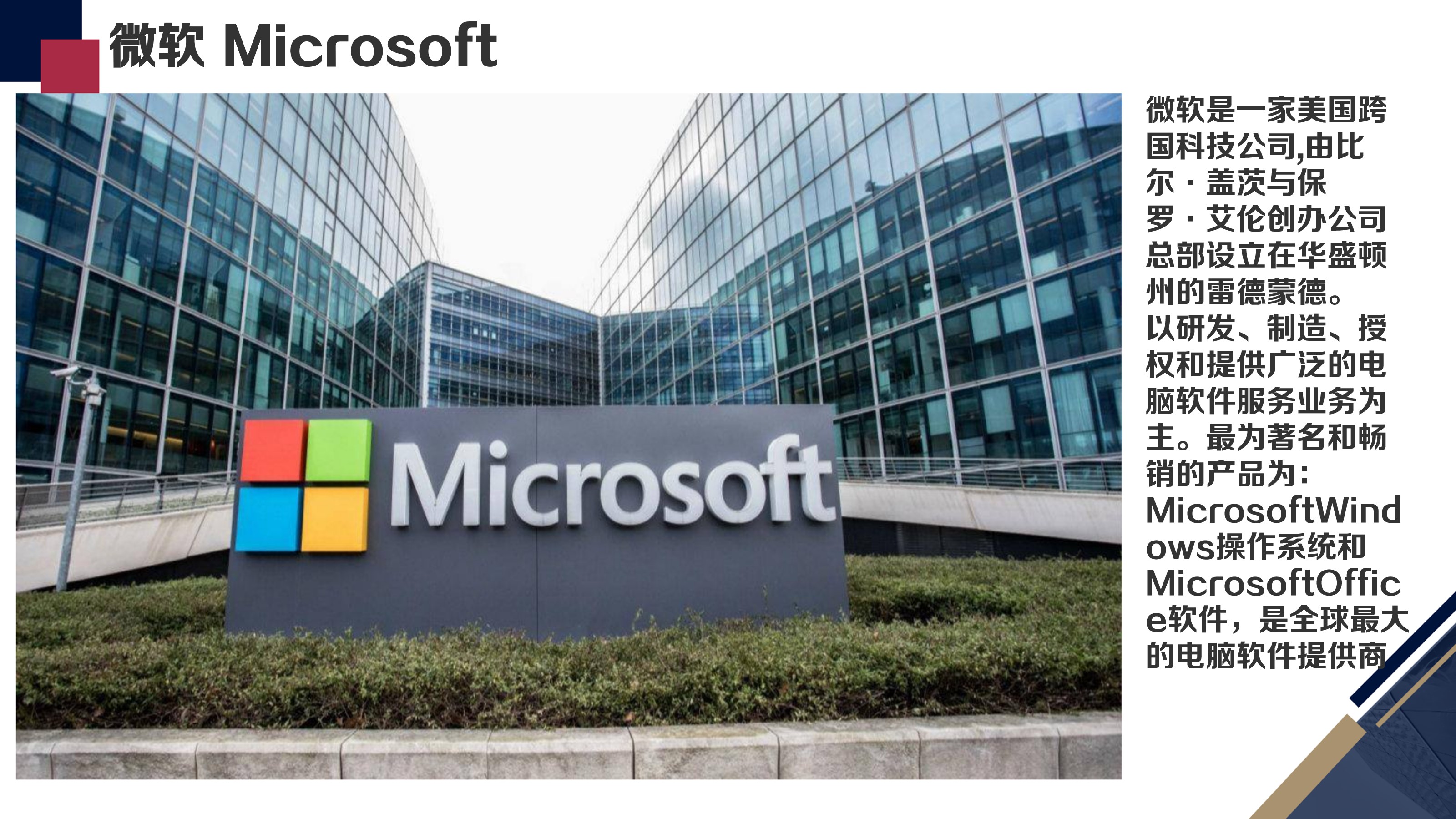 圣荷西项目 附近微软公司介绍