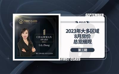 2023年大多区域8月房价总览细观第三期