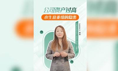 公司资产过高 -小生意重组的隐患