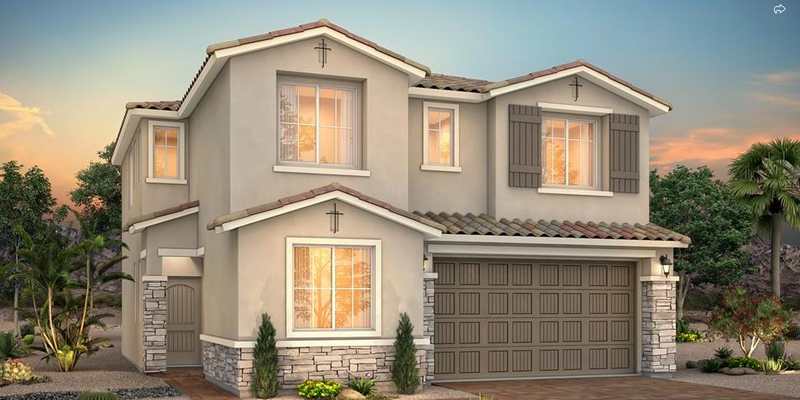 拉斯維加斯，克雷格社区全新别墅，紧邻170英亩公园，仅售$28万起（N-024）