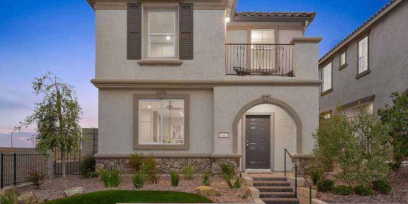 拉斯維加斯，拉文纳全新别墅，超大社区游池及健身中心，售价$33万起（N-025）