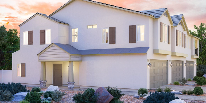 拉斯維加斯，布拉德福全新联排别墅，最佳学区,包括全屋起居家电，售价31万起。（N-032）