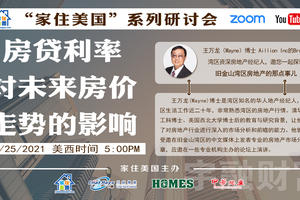 家住美國公開課 -美國宇融財富 房貸利率對未來房價走勢的影響（2021第215期）
