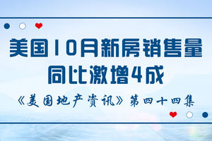 美國(guó)地產(chǎn)資訊 - 家住美國(guó)：美國(guó)10月新房銷售量同比激增4成