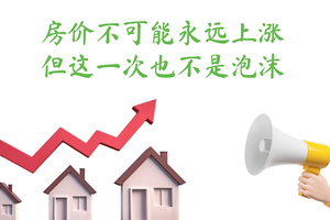 房價不可能永遠上漲，但這?次也不是泡沫
