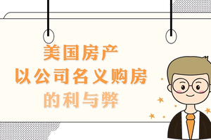 美國房產(chǎn)以公司名義購房的利與弊
