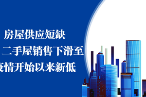 房屋供應短缺，4月二手屋銷售下滑至疫情開始以來新低