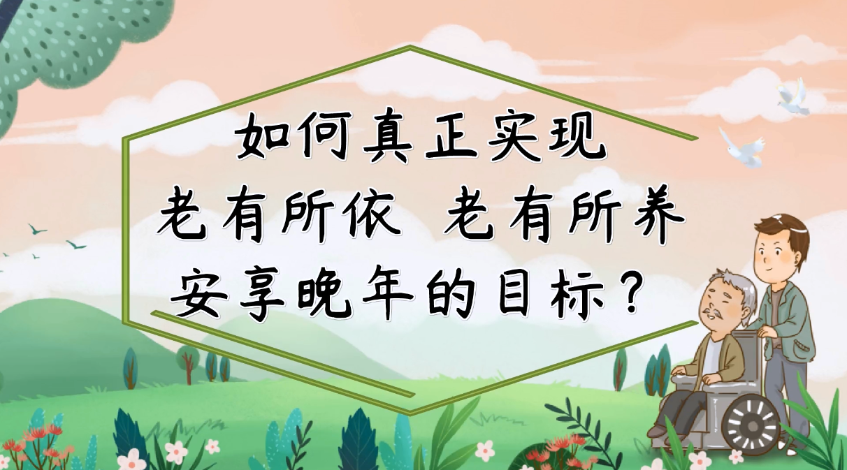 如何真正實(shí)現(xiàn)老有所依，老有所養(yǎng)，安享晚年的目標(biāo)？