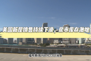 美國新屋銷售持續下滑，房市庫存激增