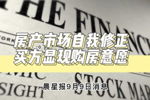 房產市場自我修正，買方顯現購房意愿