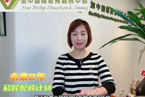 加拿大未來2年移民配額計