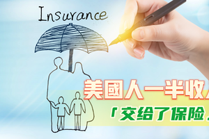 美國人一半收入，交給了保險