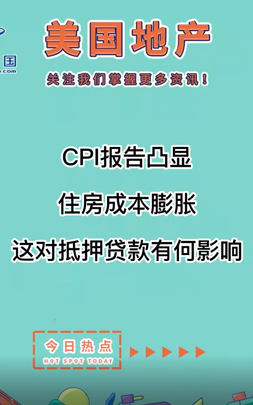 CPI報告凸顯住房成本膨脹，這對抵押貸款有何影響？