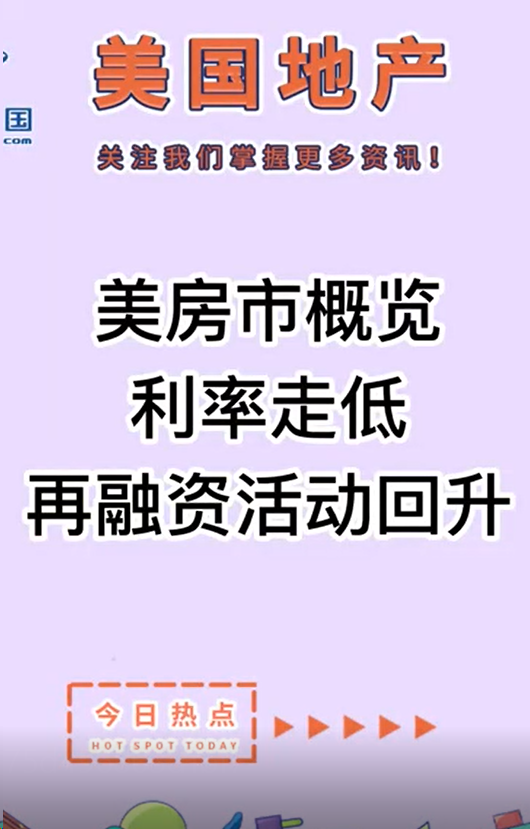 美房市概览：利率走低，再融资活动回升