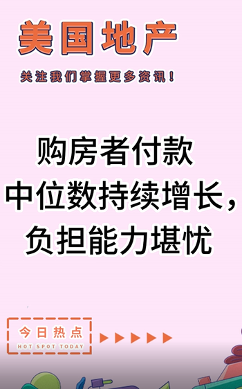 购房者付款中位数持续增长， 负担能力堪忧