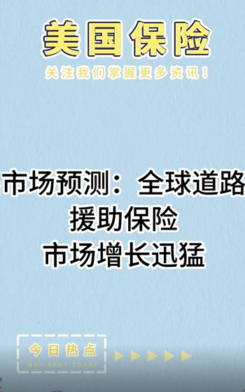 市場預測：全球道路援助保險市場增長迅猛