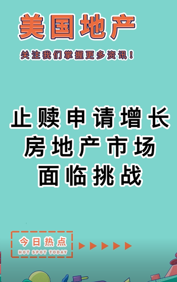 止赎申请增长，房地产市场面临挑战