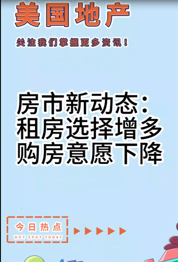 房市新動態(tài)：租房選擇增多，購房意愿下降