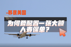 移民美國，為何要配置一張大額人壽保單？