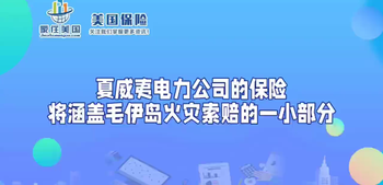 夏威夷电力公司的保险将涵盖毛伊岛火灾索赔的一小部分