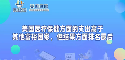 美國醫(yī)療保健方面的支出高于其他富裕國家，但結果方面排名最后