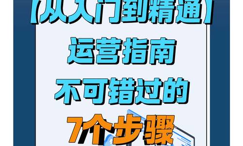 【從入門到精通】運(yùn)營指南不可錯(cuò)過的7個(gè)步驟