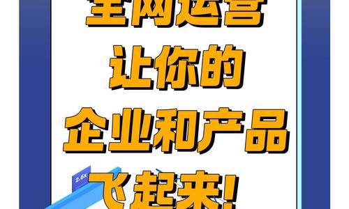 全網(wǎng)運(yùn)營，讓你的企業(yè)和產(chǎn)品飛起來！