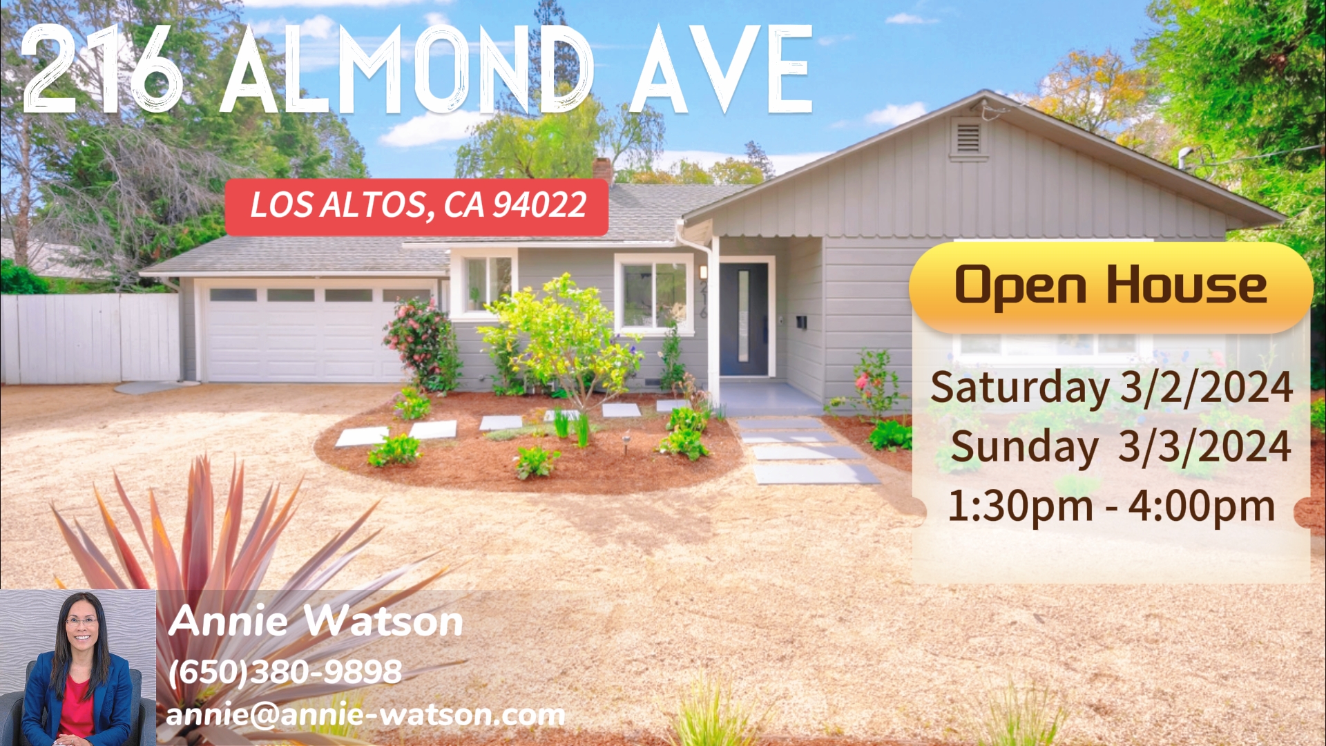 216 ALMOND AVE LOS ALTOS, CA 94022