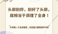 刮好了头部，就相当于调理了全身！