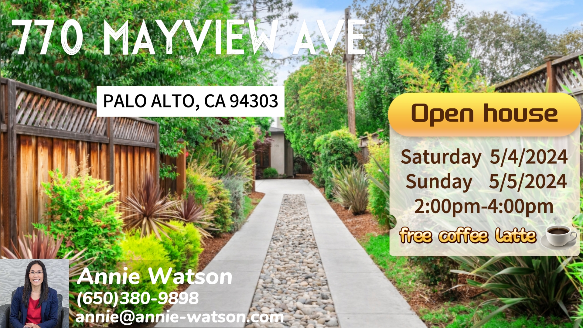 770 MAYVIEW AVE PALO ALTO, CA 94303