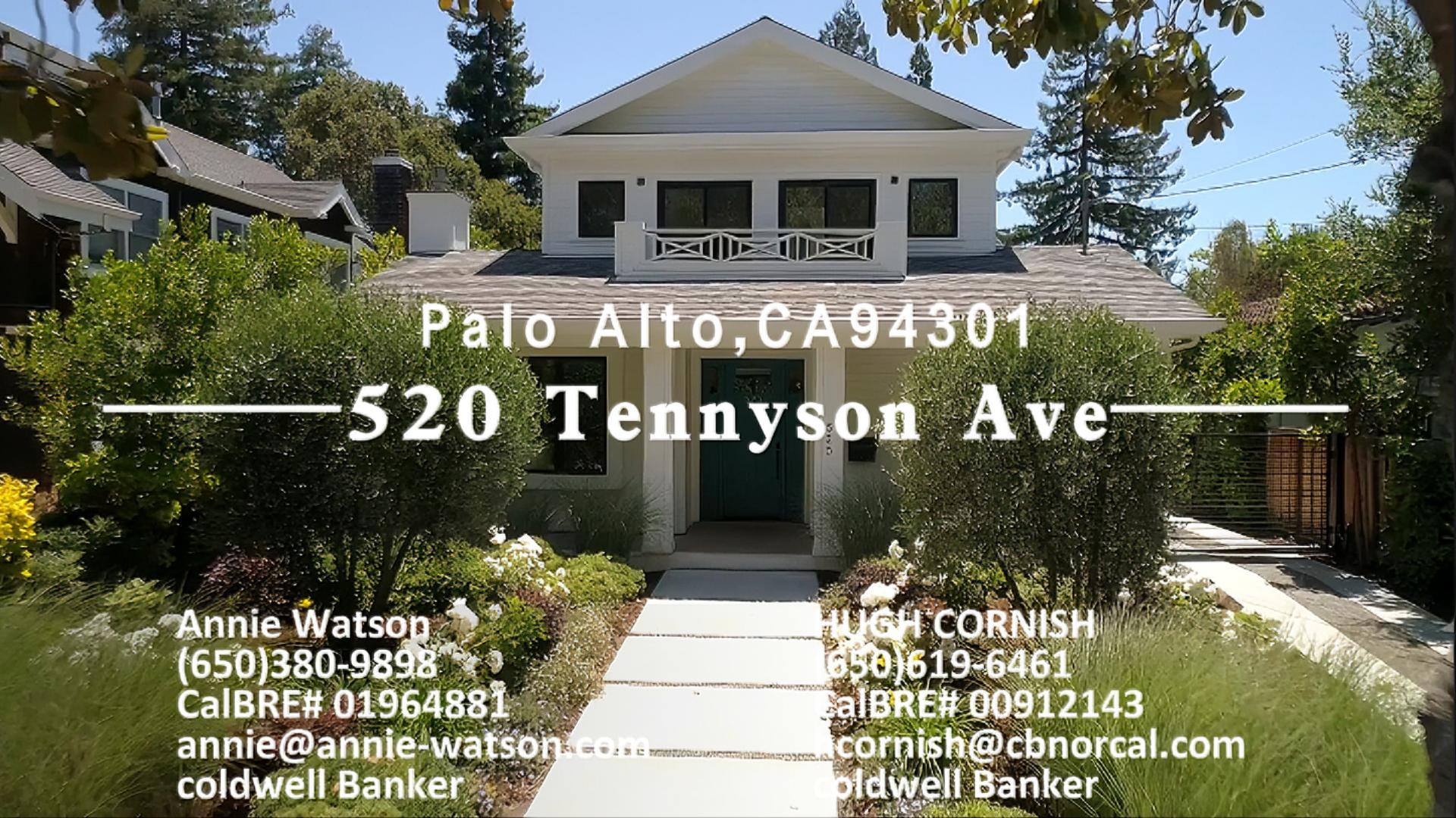 520 Tennyson Ave. Palo Alto, CA 94301