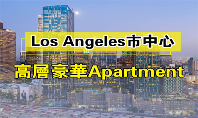 Los Angeles中心 高層豪華Apartment