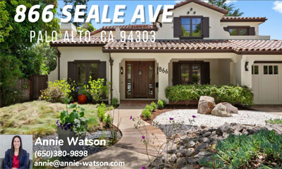 866 SEALE AVE PALO ALTO, CA 94303