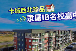 卡城西北珍品公寓，隸屬IB名校高中