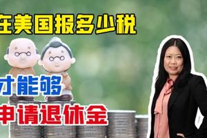 在美國報多少稅才能夠申請退休金
