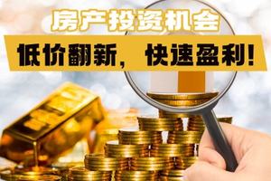 房產投資機會：低價翻新，快速盈利！