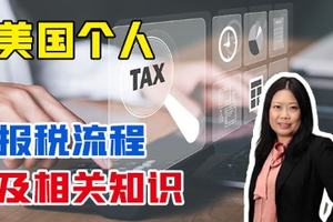 美國個人報(bào)稅流程及相關(guān)知識！