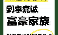 從洛克菲勒 到李嘉誠 富豪家族 都在用的財富傳承術