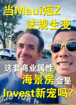 當 Maui 短Z法規生變，這套商業屬性海景房會是invest新寵嗎？