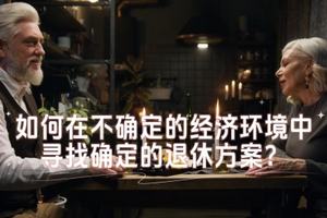 如何在不確定的經濟環境中尋找確定的退休方案？
