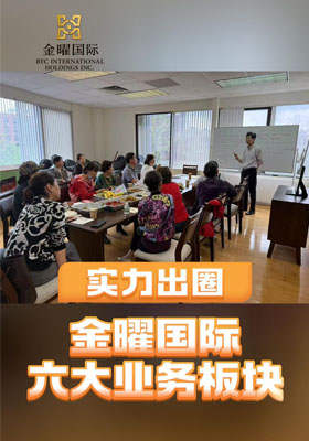 金曜国际六大业务板块，实力出圈