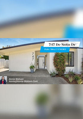 747 De Soto Dr，Palo Alto, CA 94303