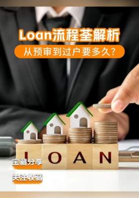 loan流程荃解析：从预审到过户要多久？