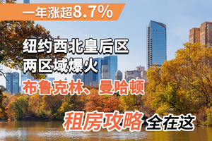 一年涨超 8.7%！纽约西北皇后区两区域爆火，布鲁克林、曼哈顿租房攻略全在