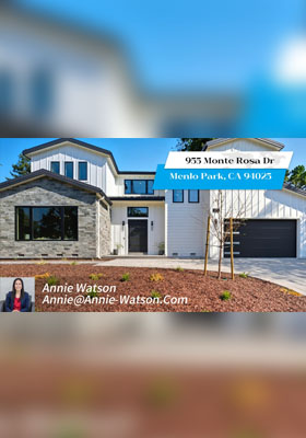 955 Monte Rosa Dr，Menlo Park, CA 94025