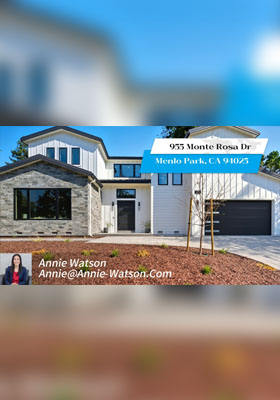 955 Monte Rosa Dr，Menlo Park, CA 94025