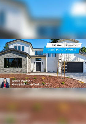 955 Monte Rosa Dr，Menlo Park, CA 94025