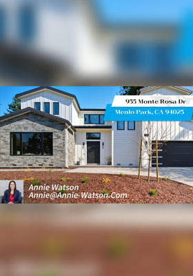 955 Monte Rosa Dr，Menlo Park, CA 94025