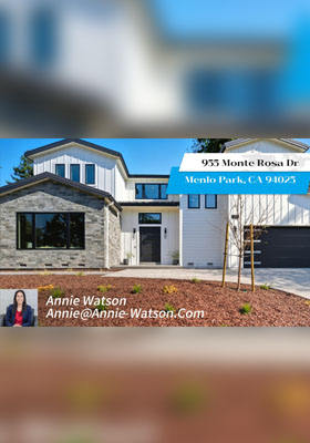 955 Monte Rosa Dr，Menlo Park, CA 94025